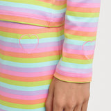Ellie PJ Set in Happy Stripe x SCL