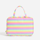 Cosmetic Carrying Case in Happy Stripe x SCL