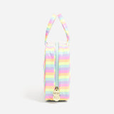 Cosmetic Carrying Case in Happy Stripe x SCL
