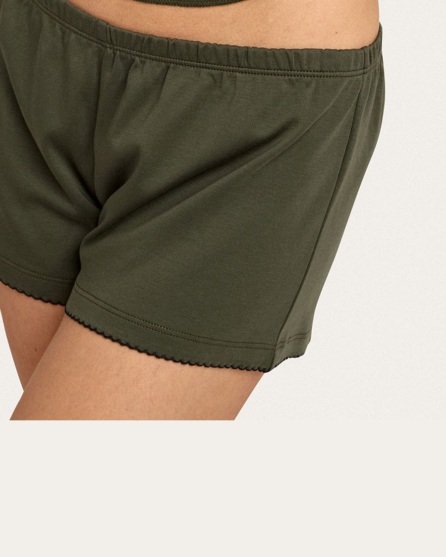 Shorts embroidery placement preview