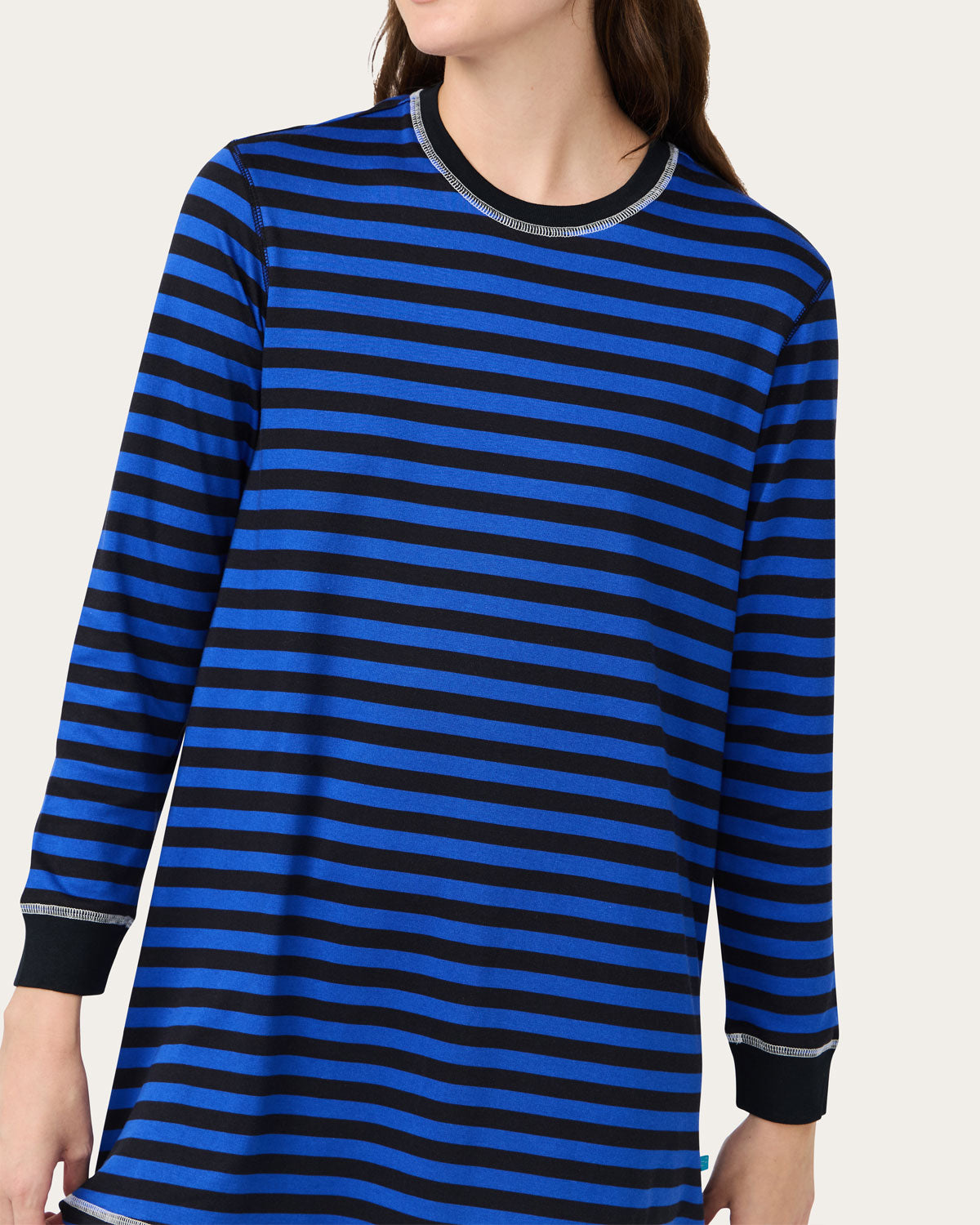 Jordan Dress in Stormy Stripe