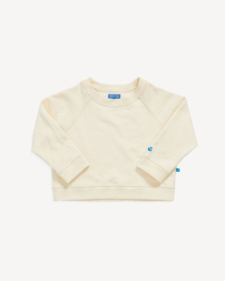 Mini Rowan Crewneck in Cream