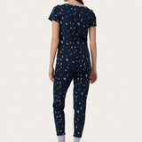 Baby Jean Jogger Set in Bluebell