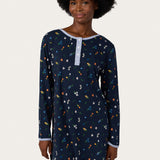 Dylan Night Shirt in Bluebell