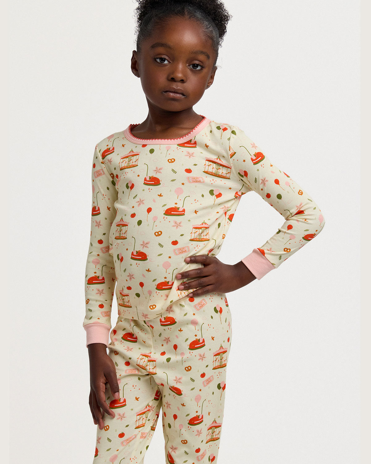 Riley PJ Set in Cozy Carnival
