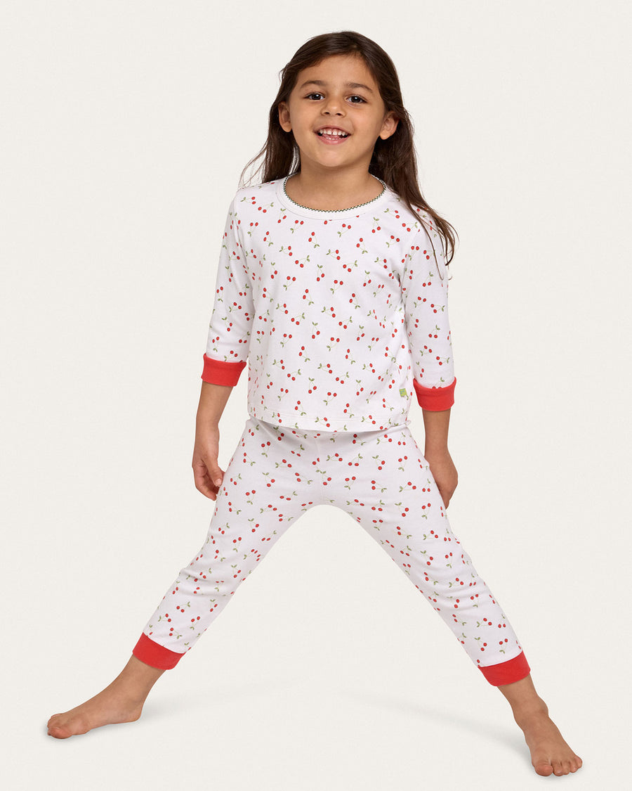 Riley PJ Set in Cherry Pie