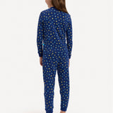 Riley PJ Set in Star of David Navy