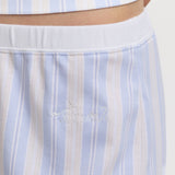 Brunch Long PJ Set in Cloudy Stripe