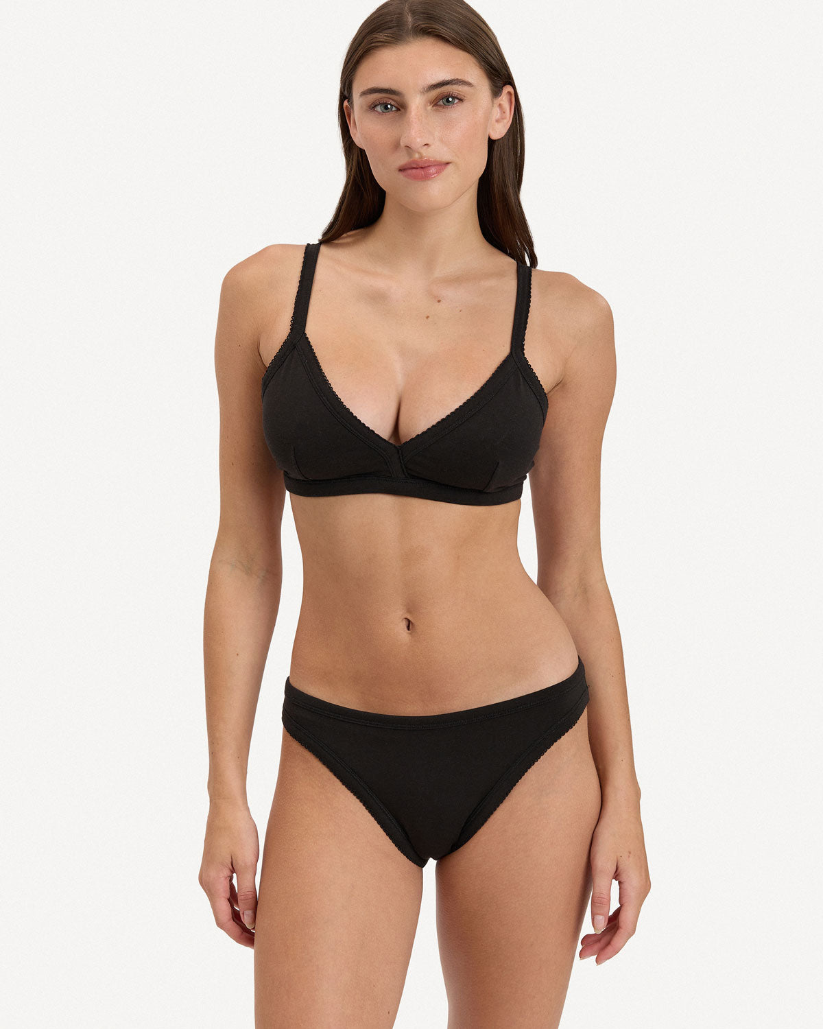 Sunday Bralette in Jet Black