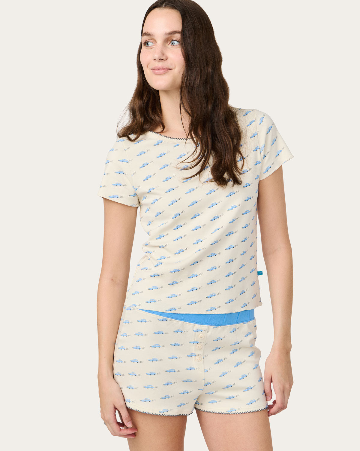 Cozyland | Suzie Pajama Set In Beep Beep