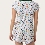 Elphaba Print Shortie Set