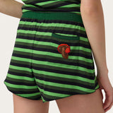 Elphaba Stripe Short PJ Set