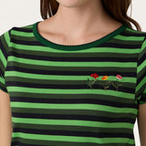 Elphaba Stripe Short PJ Set