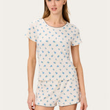 Suzie Pj Set in Forget Me Not