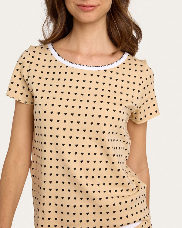 Suzie Pj Set in Latte