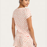 Suzie Pj Set in Lipstick