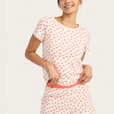 Suzie Pj Set in Lipstick