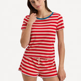 Suzie Pj Set in Ribbon Stripe