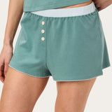 Suzie Pajama Set in Sage/Air