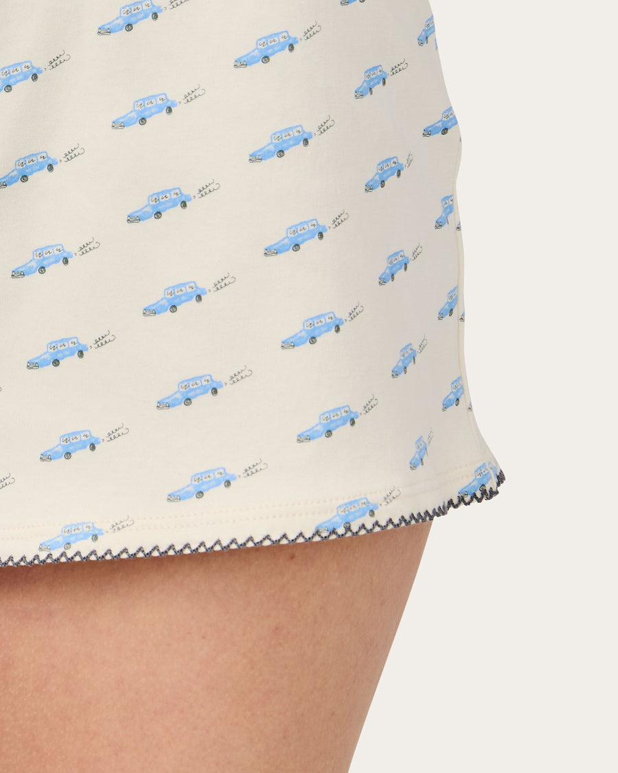 Shorts embroidery placement preview