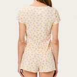 Suzie Pj Set in Toast