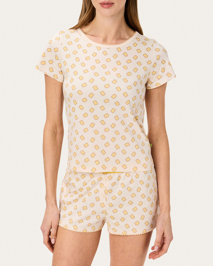 Suzie Pj Set in Toast