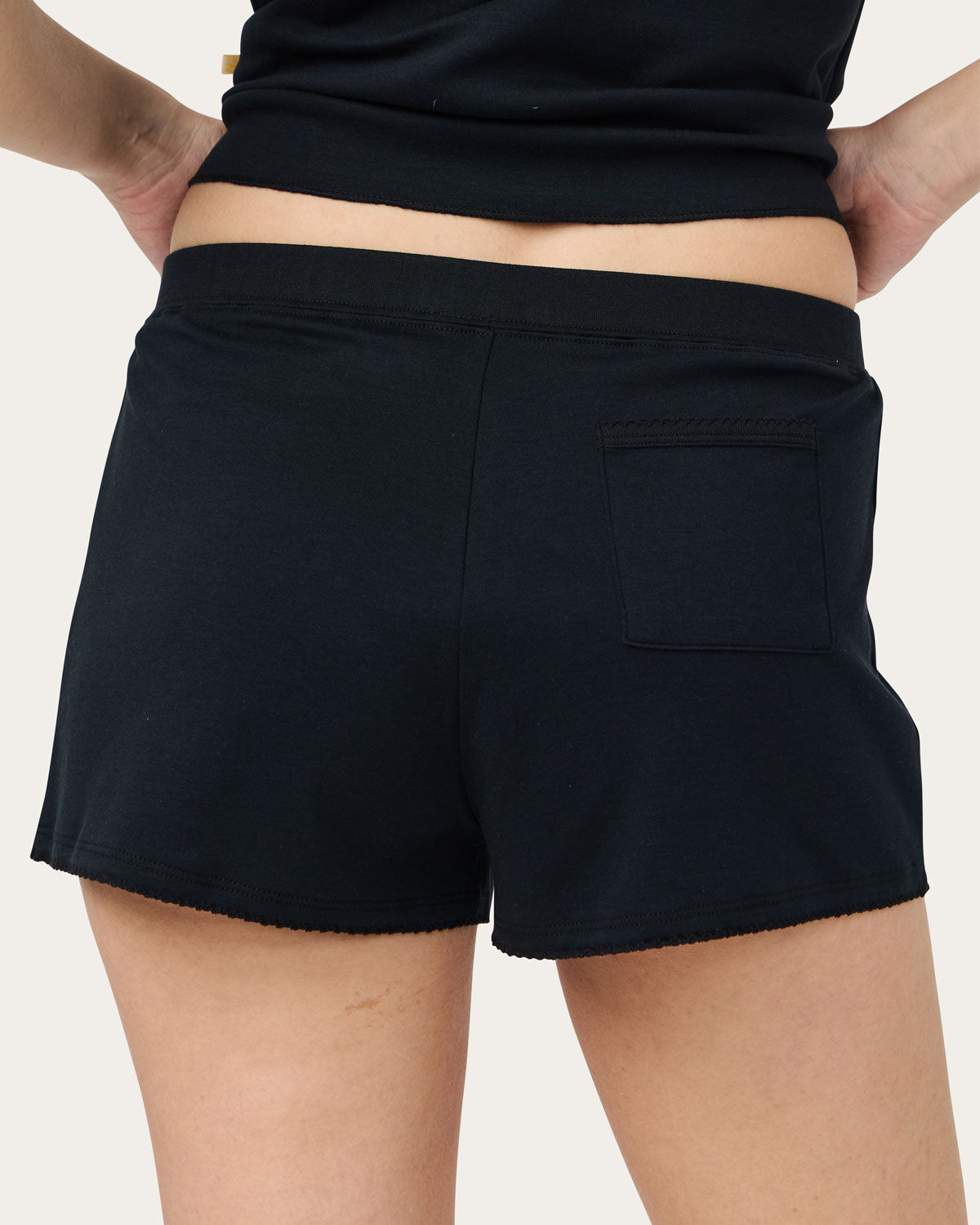 Tate Short in Jet Black