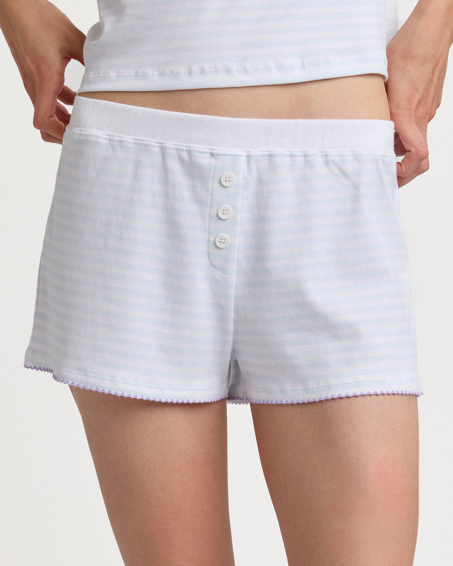 Tate Short in Sleepy Stripe
