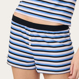 Tate Short in Winter Stripe