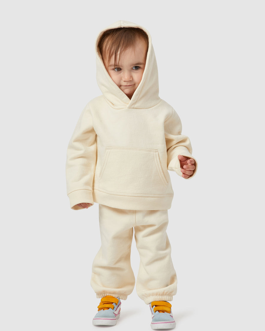 Mini Grayson Hoodie in Cream