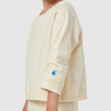 Mini Rowan Crewneck in Cream